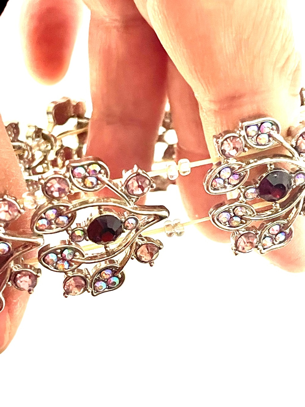 Sweet Rhinestone Bracelet - Picture 4 of 5
